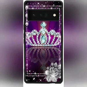 Google Pixel 6 Pro Case-Princess Crown (NWT)